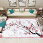 Traditional Chinese Indoor Rug Multi-Colored Flower Carpet Non-Slip Machine Wash Stain Resistant Rug for Home Pink Clearhalo 'Area Rug' 'Rug' 2256735