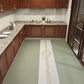 Classical Printed Rug Multi Color Oriental Rug PU Leather Stain Resistant Easy Care Anti-Slip Rug for Kitchen Pea Green Clearhalo 'Area Rug' 'Rug' 2256766