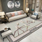 Multi-Colored Drawing Room Rug Oriental Flower Rug Polypropylene Machine Washable Non-Slip Backing Pet-Friendly Rug Light Gray Clearhalo 'Area Rug' 'Rug' 2256850