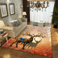 Multicolor Flower Printing Rug Synthetics Asian Rug Pet-Friendly Machine Wash Anti-Slip Backing Rug for Home Decoration Clearhalo 'Area Rug' 'Rug' 2256865