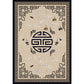 Vintage Print Rug Multi-Color Oriental Carpet Polypropylene Stain Resistant Non-Slip Washable Rug for Sitting Room Khaki Clearhalo 'Area Rug' 'Rug' 2256875