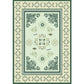 Vintage Print Rug Multi-Color Oriental Carpet Polypropylene Stain Resistant Non-Slip Washable Rug for Sitting Room Green Clearhalo 'Area Rug' 'Rug' 2256884