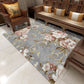 Chinese Flower Indoor Rug Multi-Colored Polypropylene Carpet Washable Anti-Slip Backing Pet-Friendly Rug for Home Grey Clearhalo 'Area Rug' 'Rug' 2256905