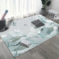 Oriental Home Rug Multi Colored Ink Painting Flower Rug Polyester Washable Non-Slip Pet-Friendly Rug Gray-Green Clearhalo 'Area Rug' 'Rug' 2257026