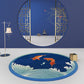 Multi-Colored Halcyon Rug Synthetics Chinese Style Carpet Machine Wash Non-Slip Pet-Friendly Rug for Living Room Clearhalo 'Area Rug' 'Rug' 2257066