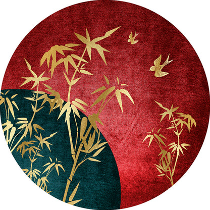 Classical Chinese Rug Multi-Color Print Rug Stain Resistant Non-Slip Machine Wash Rug for Sitting Room Gold Clearhalo 'Area Rug' 'Rug' 2257089