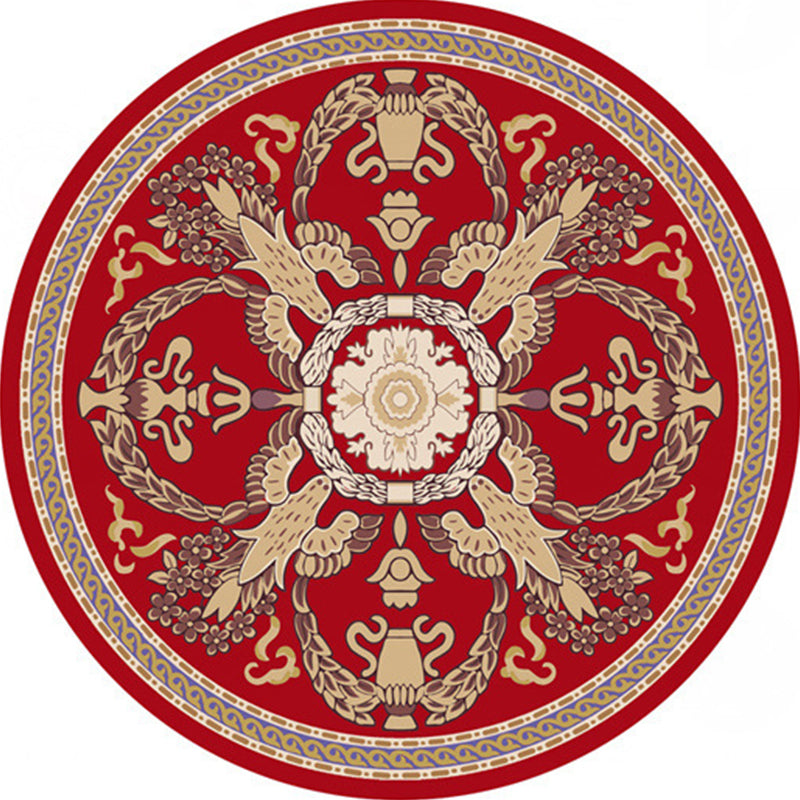 Chinoiserie Floral Rug Multi-Color Polypropylene Carpet Pet-Friendly Anti-Slip Backing Stain Resistant Rug for Drawing Room Clearhalo 'Area Rug' 'Rug' 2257159