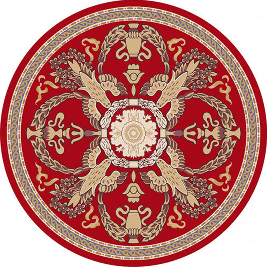 Chinoiserie Floral Rug Multi-Color Polypropylene Carpet Pet-Friendly Anti-Slip Backing Stain Resistant Rug for Drawing Room Clearhalo 'Area Rug' 'Rug' 2257159