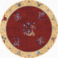 Retro Oriental Rug Multi-Colored Patterned Rug Anti-Slip Backing Machine Wash Pet-Friendly Rug for Drawing Room Red-Yellow Clearhalo 'Area Rug' 'Rug' 2257263