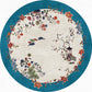 Retro Oriental Rug Multi-Colored Patterned Rug Anti-Slip Backing Machine Wash Pet-Friendly Rug for Drawing Room Light Blue Clearhalo 'Area Rug' 'Rug' 2257276