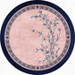 Retro Oriental Rug Multi-Colored Patterned Rug Anti-Slip Backing Machine Wash Pet-Friendly Rug for Drawing Room Pink-Blue Clearhalo 'Area Rug' 'Rug' 2257277