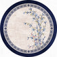 Retro Oriental Rug Multi-Colored Patterned Rug Anti-Slip Backing Machine Wash Pet-Friendly Rug for Drawing Room Dark Blue Clearhalo 'Area Rug' 'Rug' 2257278