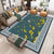 Chinese 3D Print Rug Multicolor Polyester Rug Pet-Friendly Non-Slip Washable Rug for Living Room Green Clearhalo 'Area Rug' 'Rug' 2257448