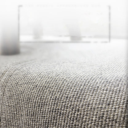 Handmade Lodge Rug Multi Color Plain Carpet Eco-Friendly Machine Washable Rug for Tatami Grey Clearhalo 'Area Rug' 'Rug' 2257506