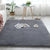 Soft Plain Rug Multicolor Nordic Style Carpet Polypropylene Washable Non-Slip Pet Friendly Rug for Home Grey Clearhalo 'Area Rug' 'Casual' 'Rugs' Rug' 2257593
