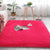 Soft Plain Rug Multicolor Nordic Style Carpet Polypropylene Washable Non-Slip Pet Friendly Rug for Home Rose Red Clearhalo 'Area Rug' 'Casual' 'Rugs' Rug' 2257594