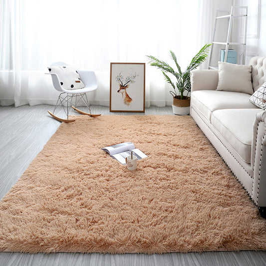 Cozy Nordic Rug Multi-Color Plain Carpet Anti-Slip Backing Rug for Family Room Light Camel Clearhalo 'Area Rug' 'Casual' 'Rugs' Rug' 2257616