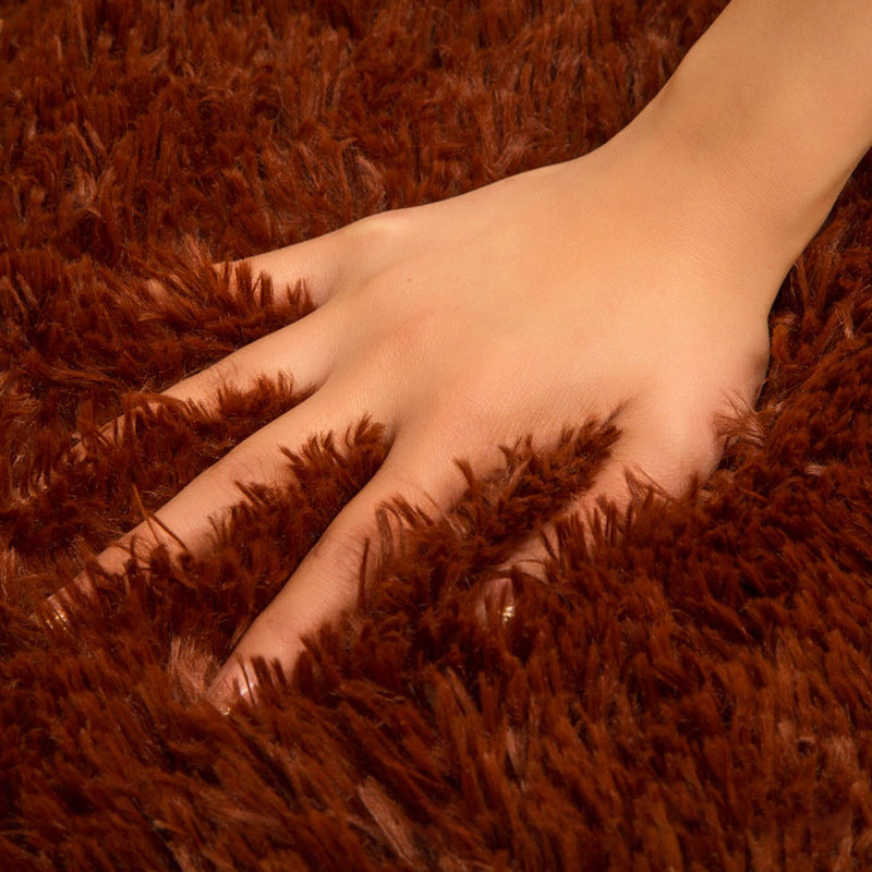 Comfort Solid Color Rug Multi-Color Scandinavian Carpet Plush Stain Resistant Anti-Slip Backing Machine Washable Rug for Home Clearhalo 'Area Rug' 'Casual' 'Rugs' Rug' 2257683