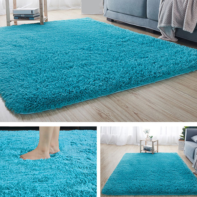 Comfort Solid Color Rug Multi-Color Scandinavian Carpet Plush Stain Resistant Anti-Slip Backing Machine Washable Rug for Home Clearhalo 'Area Rug' 'Casual' 'Rugs' Rug' 2257685