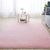 Comfort Solid Color Rug Multi-Color Scandinavian Carpet Plush Stain Resistant Anti-Slip Backing Machine Washable Rug for Home Pink Clearhalo 'Area Rug' 'Casual' 'Rugs' Rug' 2257691