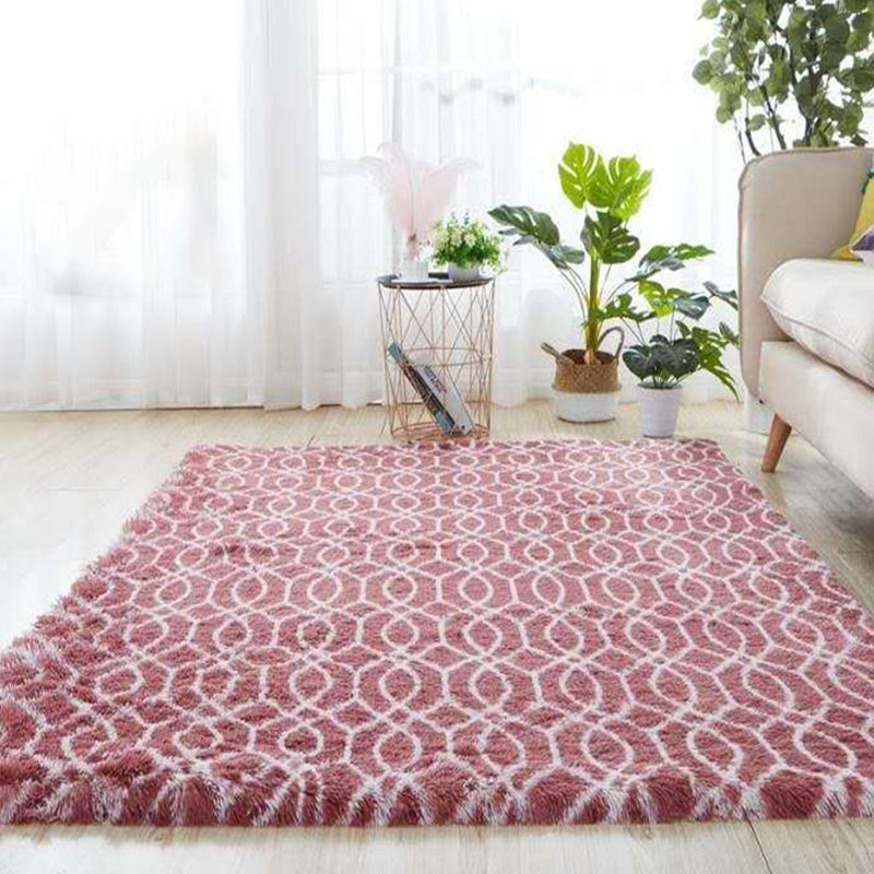 Multicolor Home Decoration Rug Casual Tie Dye Graphic Print Carpet Plush Stain Resistant Pet Friendly Non-Slip Rug Red Clearhalo 'Area Rug' 'Casual' 'Rugs' Rug' 2257770