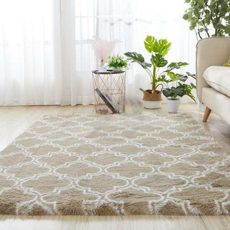 Multicolor Home Decoration Rug Casual Tie Dye Graphic Print Carpet Plush Stain Resistant Pet Friendly Non-Slip Rug Khaki Clearhalo 'Area Rug' 'Casual' 'Rugs' Rug' 2257778