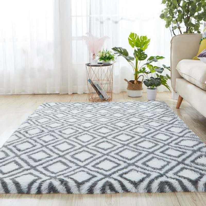 Multicolor Home Decoration Rug Casual Tie Dye Graphic Print Carpet Plush Stain Resistant Pet Friendly Non-Slip Rug Grey Clearhalo 'Area Rug' 'Casual' 'Rugs' Rug' 2257782
