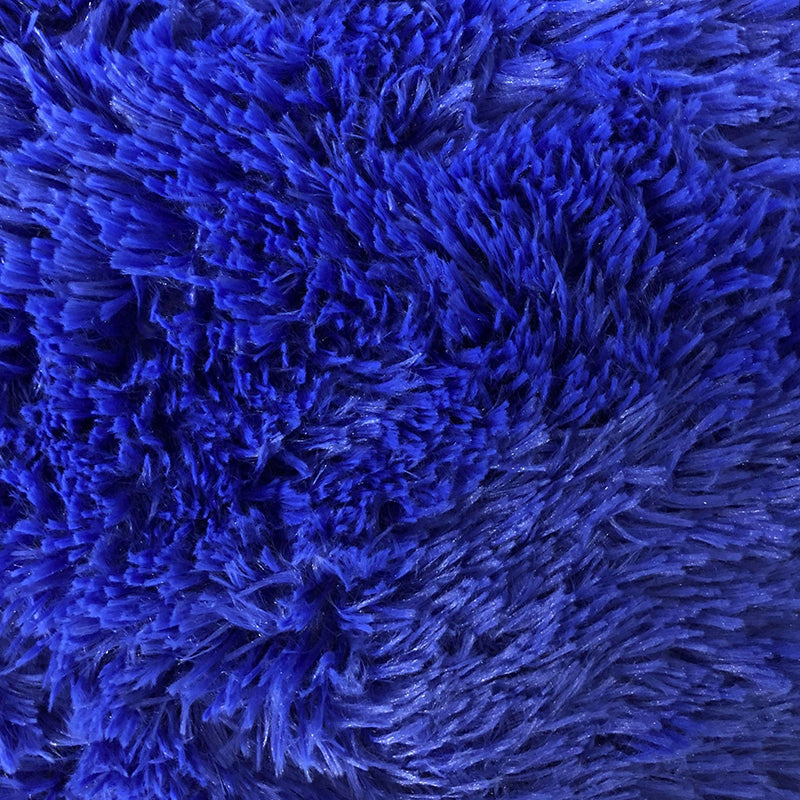 Modern Living Room Rug Multi-Colored Plain Rug Faux Wool Pet Friendly Machine Washable Non-Slip Rug Royal Blue Clearhalo 'Area Rug' 'Casual' 'Rugs' Rug' 2257791