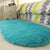 Minimalist Bedroom Rug Multi Colored Plain Rug Shaggy Stain Resistant Machine Washable Non-Slip Rug Light Blue Clearhalo 'Area Rug' 'Casual' 'Rugs' Rug' 2257834