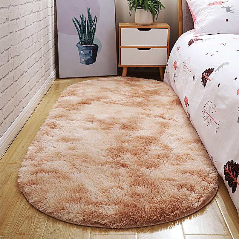 Casual Tie-Dye Rug Multi-Color Plush Carpet Machine Washable Anti-Slip Stain Resistant Rug for Bedroom Light Camel Clearhalo 'Area Rug' 'Casual' 'Rugs' Rug' 2257843