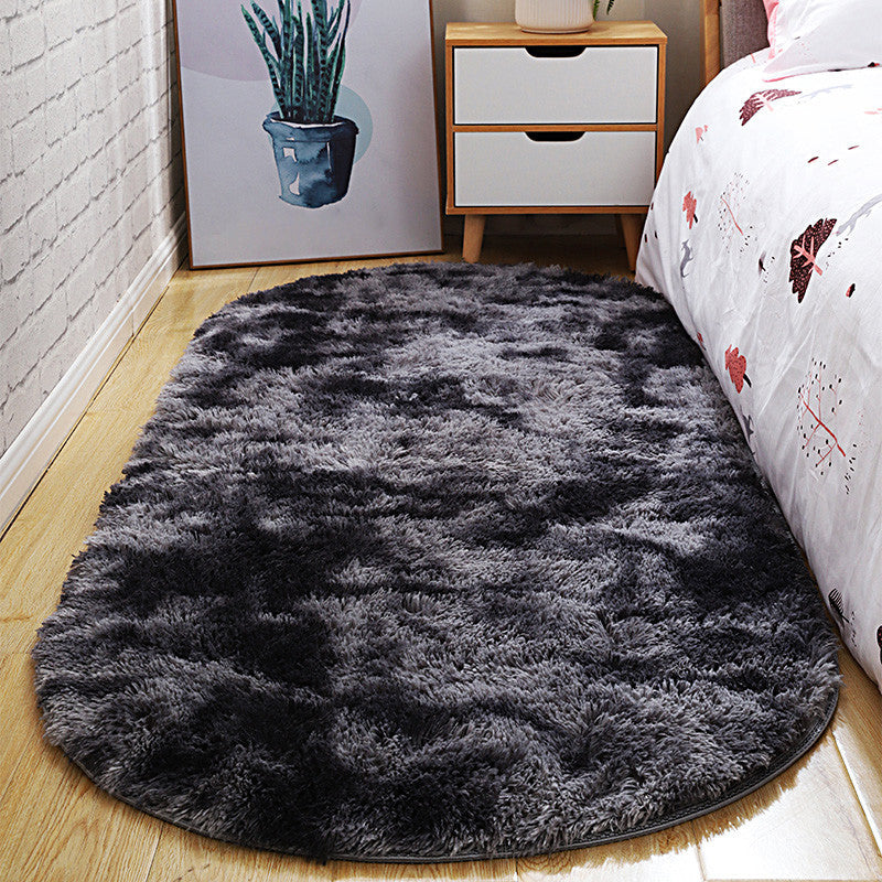 Casual Tie-Dye Rug Multi-Color Plush Carpet Machine Washable Anti-Slip Stain Resistant Rug for Bedroom Dark Gray Clearhalo 'Area Rug' 'Casual' 'Rugs' Rug' 2257848