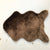 Fish Shaped Solid Color Rug Multi Color Simplicity Carpet Fluffy Pet Friendly Anti-Slip Rug for Living Room Brown Clearhalo 'Area Rug' 'Casual' 'Rugs' Rug' 2257872