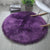 Silky Simplicity Rug Multi Color Plain Indoor Rug Pet Friendly Non-Slip Backing Washable Fluffy Rug for Sitting Room Purple 12" x 12" Clearhalo 'Area Rug' 'Casual' 'Rugs' Rug' 2257924