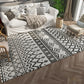 Primitive Tribal Rug Multicolor Geometry Carpet Anti-Slip Backing Washable Stain Resistant Area Rug for Bedroom Grey Clearhalo 'Area Rug' 'Rugs' 'Southwestern' Rug' 2257966