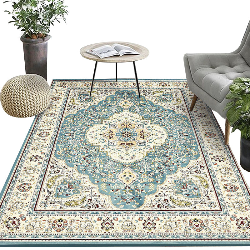 Bohemian Home Area Rug Multi Colored Print Rug Polypropylene Non-Slip Washable Stain Resistant Indoor Rug Clearhalo 'Area Rug' 'Bohemian' 'Rugs' Rug' 2262502