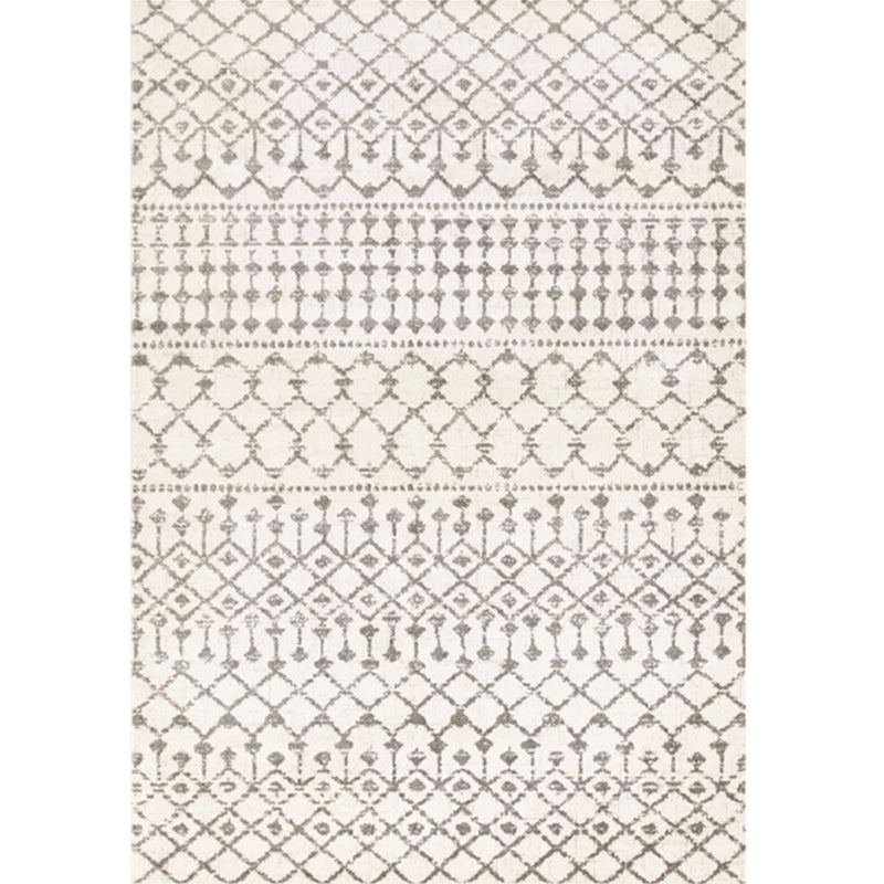 Original Tribal Patterned Rug Multicolor Americana Carpet Polyester Pet-Friendly Non-Slip Stain Resistant Rug for Home Beige Clearhalo 'Area Rug' 'Bohemian' 'Rugs' Rug' 2262507