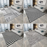 Environmental Geometric Rug Multi-Color Bohemian Carpet Synthetics Anti-Slip Machine Washable Pet Friendly Rug for Living Room Clearhalo 'Area Rug' 'Bohemian' 'Rugs' Rug' 2262564