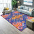 Festive Multicolor Print Rug Polypropylene Bohemian Area Rug Machine Washable Pet Friendly Non-Slip Rug for Drawing Room Blue-Yellow Clearhalo 'Area Rug' 'Bohemian' 'Rugs' Rug' 2262605