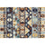 Aesthetics Tribal Pattern Rug Multicolor Indonesian Rug Polyester Stain Resistant Washable Non-Slip Rug for Decor Light Blue-Yellow Clearhalo 'Area Rug' 'Rugs' 'Southwestern' Rug' 2262659