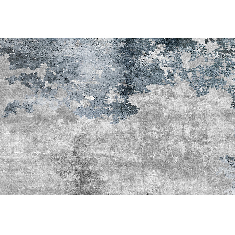 Multicolor Rustic Look Rug Polypropylene Industrial Rug Stain Resistant Pet Friendly Anti-Slip Rug for Living Room Gray-Blue Clearhalo 'Area Rug' 'Rug' 2262695