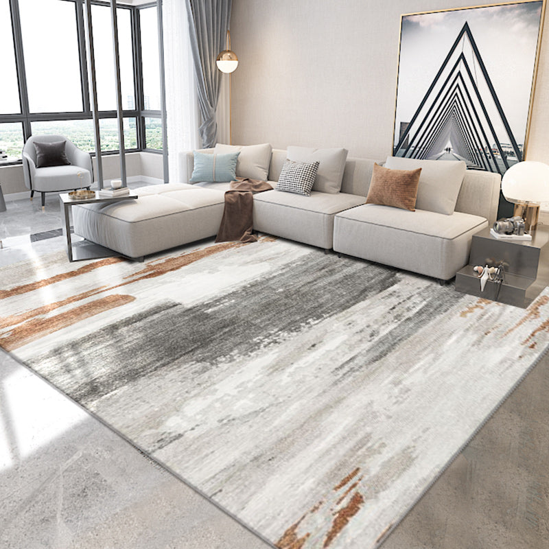 Stylish Multicolor Rust Pattern Rug Polypropylene Industrial Carpet Stain Resistant Anti-Slip Machine Washable Rug for Decor Grey Clearhalo 'Area Rug' 'Rug' 2262744