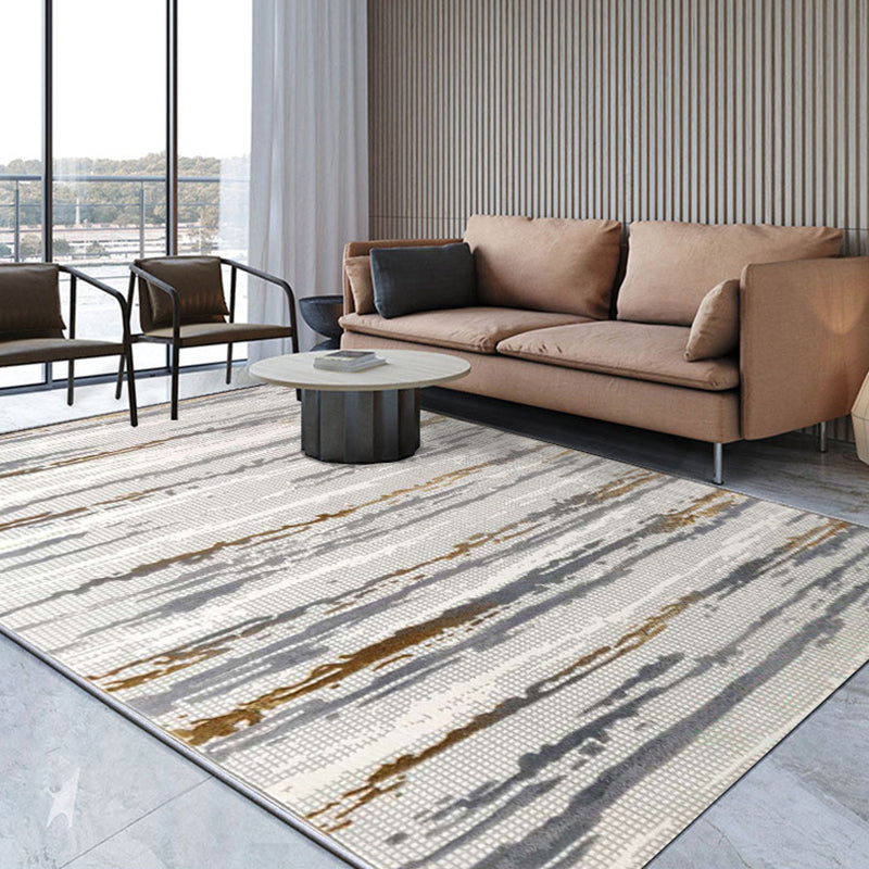 Industrial Home Area Rug Multicolor Rusty Metal Print Rug Synthetics Non-Slip Washable Stain Resistant Rug Gray-Khaki Clearhalo 'Area Rug' 'Rug' 2262857