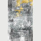 Restoration Abstract Indoor Rug Multi Colored Industrial Rug Polypropylene Pet Friendly Non-Slip Backing Washable Rug for Parlor Dark Gray-Yellow Clearhalo 'Area Rug' 'Rug' 2262872