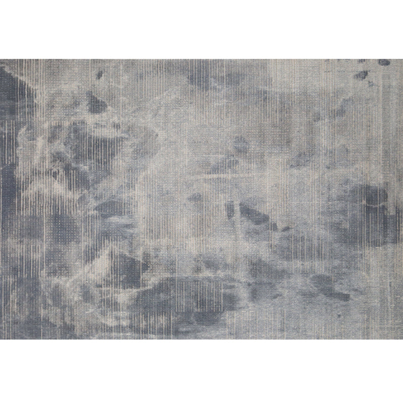 Decorative Multi-Color Cyberpunk Rug Polyester Rust Patterned Rug Stain Resistant Pet Friendly Anti-Slip Backing Rug for Guest Room Grey Clearhalo 'Area Rug' 'Rug' 2262875