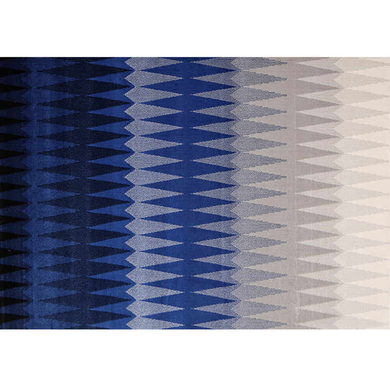 Decorative Multi-Color Cyberpunk Rug Polyester Rust Patterned Rug Stain Resistant Pet Friendly Anti-Slip Backing Rug for Guest Room Blue Clearhalo 'Area Rug' 'Rug' 2262881
