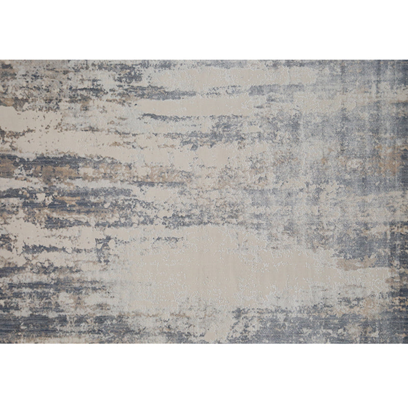 Decorative Multi-Color Cyberpunk Rug Polyester Rust Patterned Rug Stain Resistant Pet Friendly Anti-Slip Backing Rug for Guest Room Smoke Gray Clearhalo 'Area Rug' 'Rug' 2262883