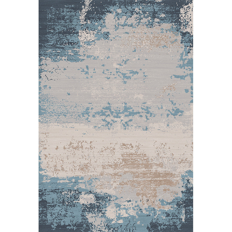 Vintage Industrial Area Rug Multicolor Abstract Rusty Rug Washable Non-Slip Backing Stain Resistant Rug for Living Room Gray-Green Clearhalo 'Area Rug' 'Rug' 2262913