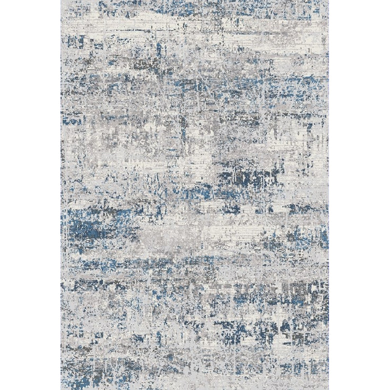 Industrial Rust Pattern Rug Multicolor Synthetics Rug Stain Resistant Anti-Slip Washable Rug for Living Room Gray-Blue Clearhalo 'Area Rug' 'Rug' 2262934