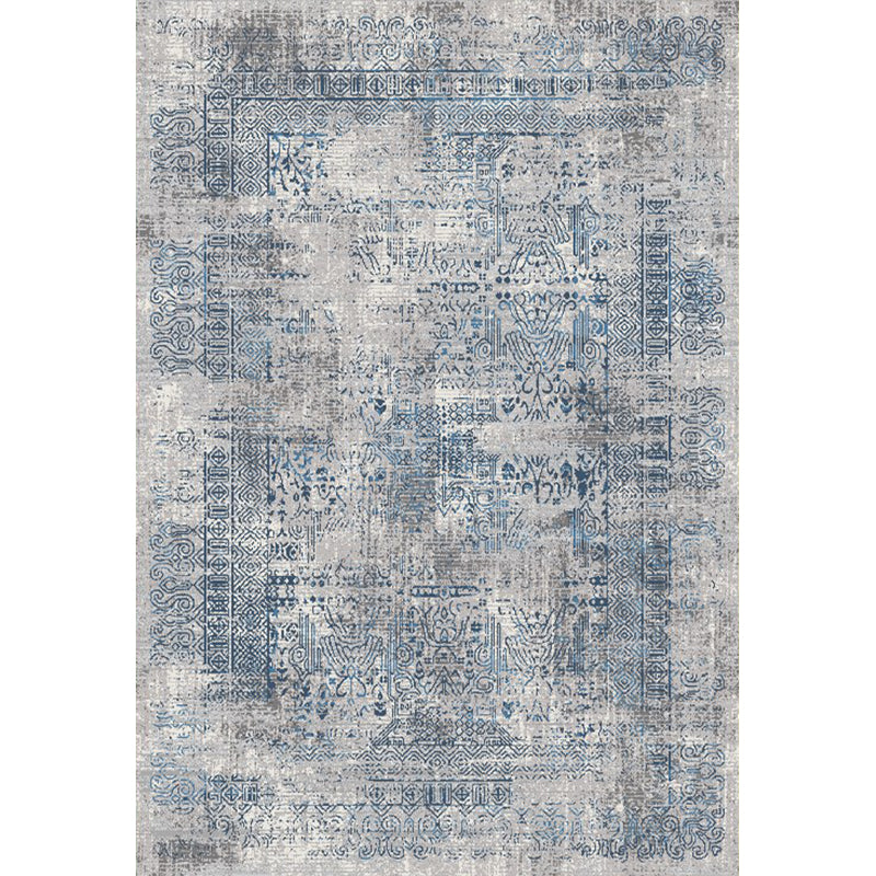 Industrial Rust Pattern Rug Multicolor Synthetics Rug Stain Resistant Anti-Slip Washable Rug for Living Room Gray-Green Clearhalo 'Area Rug' 'Rug' 2262939