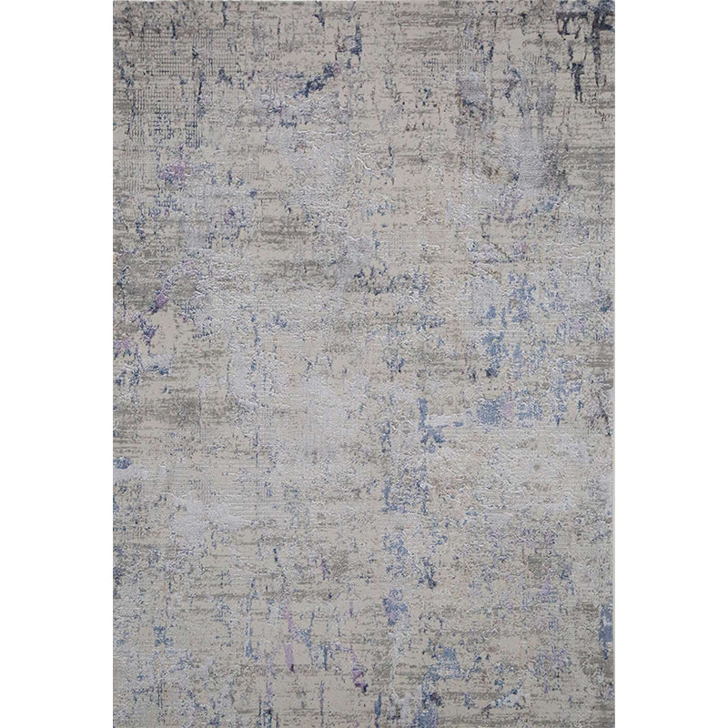 Chic Multi-Color Abstract Rug Polyester Industrial Style Carpet Machine Washable Non-Slip Backing Pet Friendly Rug for Decoration Smoke Gray Clearhalo 'Area Rug' 'Rug' 2262950